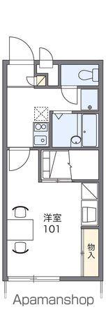 レオパレスグランシャリオ(1K/2階)の間取り写真