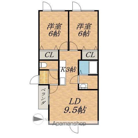 エクステリアI(2LDK/1階)の間取り写真