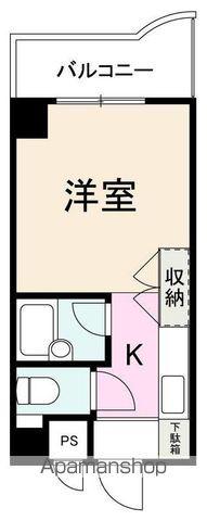 メゾン・ド・栗林公園(ワンルーム/2階)の間取り写真