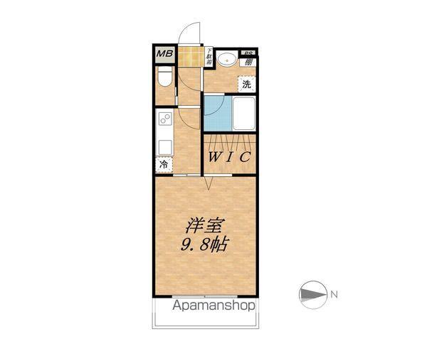 セレクトⅦ(1K/3階)の間取り写真