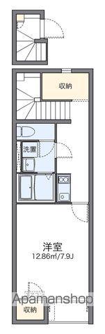 レオネクストパレス なでしこ(1K/2階)の間取り写真