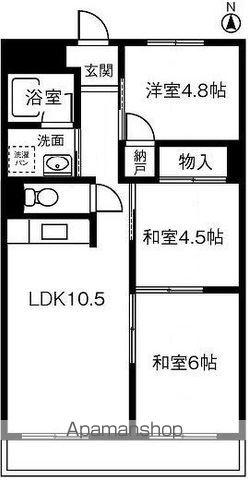 メゾン・ド・ソレーユ(3LDK/2階)の間取り写真