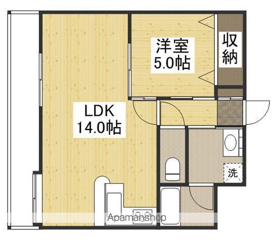 井口台FLATSⅡ(1LDK/5階)の間取り写真