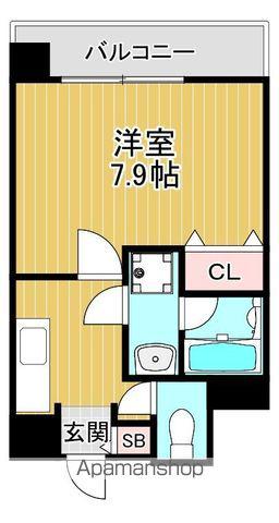 レクシア阪南町(1K/5階)の間取り写真