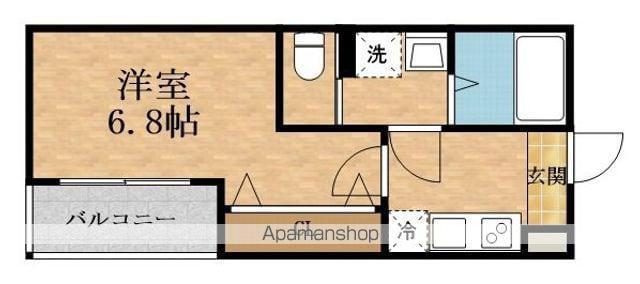 APPLAUSE SHIN-FUKAE(1K/2階)の間取り写真