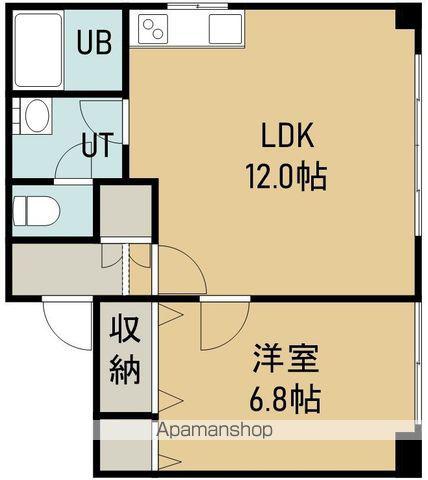 サンルーカス共栄Ⅰ(1LDK/3階)の間取り写真