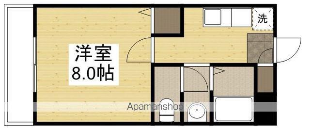 ネクストⅢ(1K/3階)の間取り写真