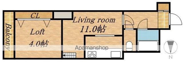 第7AMS円山(1LDK/2階)の間取り写真