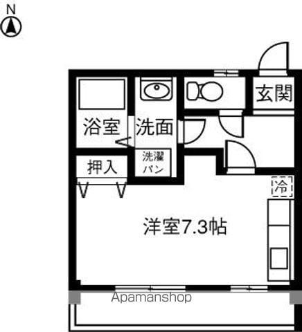 VEREDE泉(1K/2階)の間取り写真