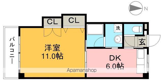 ドリームハウス 2(1DK/3階)の間取り写真