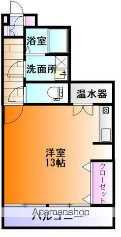 アレグリアス(ワンルーム/4階)の間取り写真