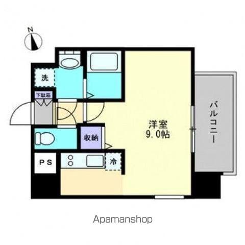 S-FORT高松中野町(1K/4階)の間取り写真