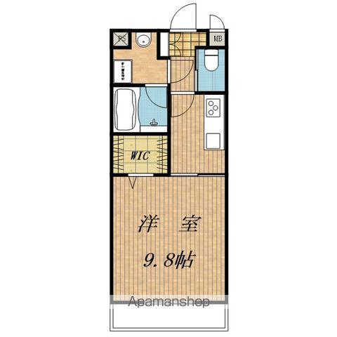 クレア飯田(1K/2階)の間取り写真