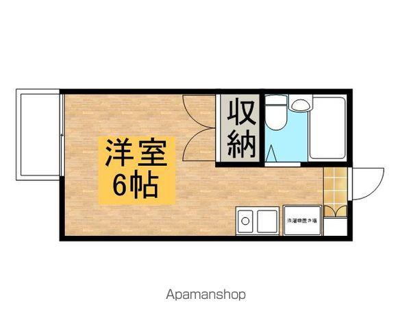 アドバンテージ(ワンルーム/2階)の間取り写真