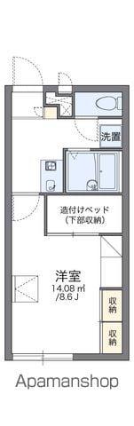 レオパレス芙蓉(1K/2階)の間取り写真