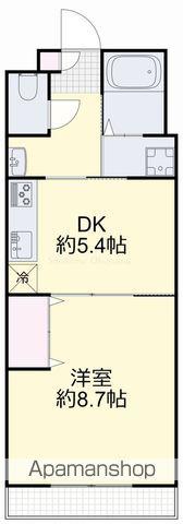 センチュリーとみ(1DK/3階)の間取り写真