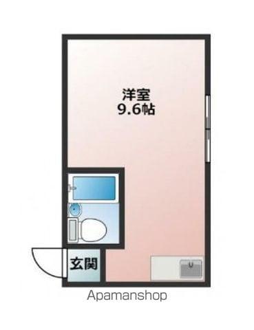 マイコーポ白国(ワンルーム/2階)の間取り写真