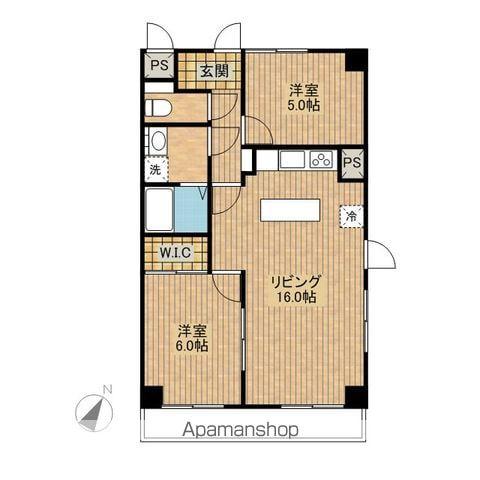 コーポNOZAWA(2LDK/3階)の間取り写真