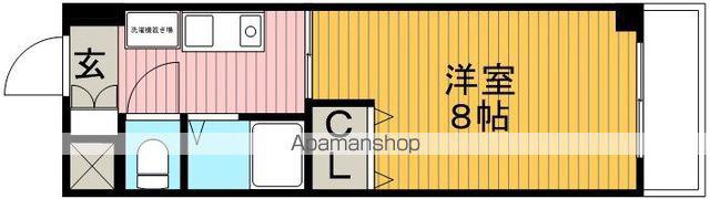 CASAAZUL(1K/4階)の間取り写真