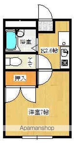 サイトウハイツ(1K/1階)の間取り写真