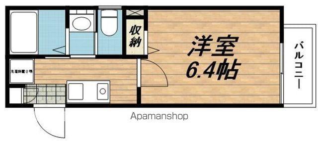 MON AMOUR(1K/3階)の間取り写真