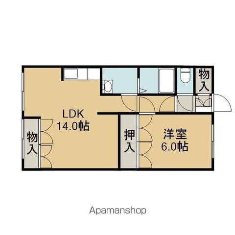 柏恵館Ⅰ(1LDK/1階)の間取り写真