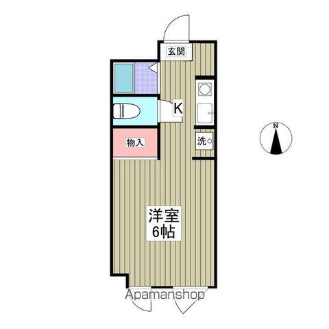 エスペランサ(ワンルーム/3階)の間取り写真