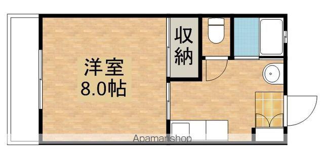 ハイツ花岡(1K/1階)の間取り写真