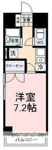 WELL PREMIADO(1K/6階)の間取り写真