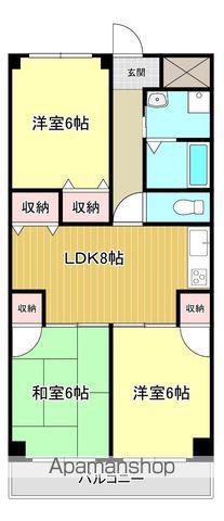 マルイカトレアマンション(3LDK/7階)の間取り写真