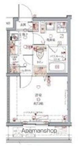 クレヴィスタ練馬桜台(1K/3階)の間取り写真