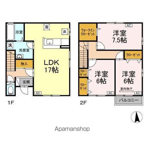 エスポワール四番館(3LDK)の間取り写真