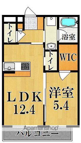 ロイヤルテラス西大寺(1LDK/2階)の間取り写真