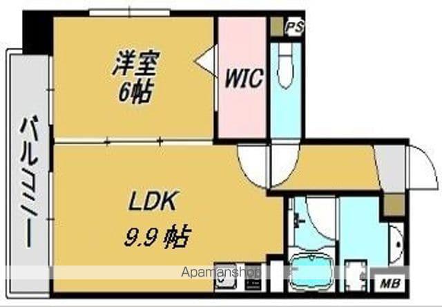 エーデル大濠(1LDK/3階)の間取り写真