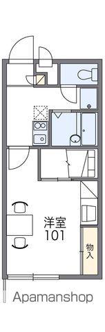 レオパレスマツナミ(1K/2階)の間取り写真