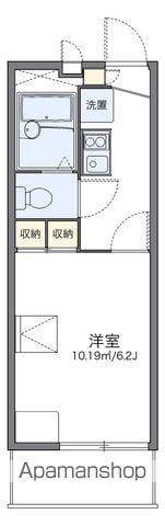 レオパレスエクセル 都町(1K/2階)の間取り写真