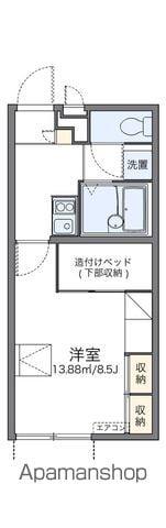 レオパレス翔(1K/2階)の間取り写真