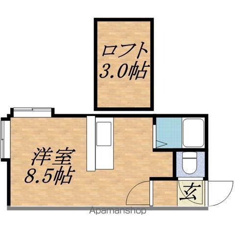 DREAM ART(1K/2階)の間取り写真