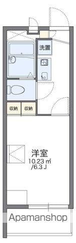 レオパレスクレセント(1K/1階)の間取り写真