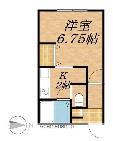 MANSION OFF(1K/2階)の間取り写真