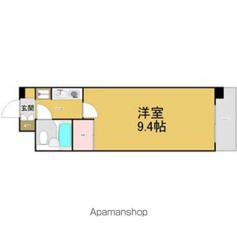 フィオーレ古出来(1K/2階)の間取り写真