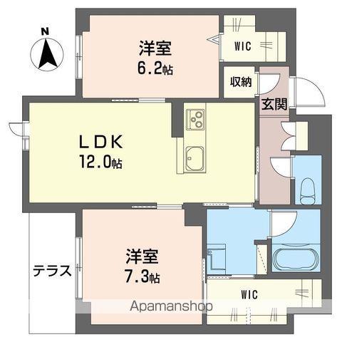 プレミアメゾン戸田(2LDK/1階)の間取り写真