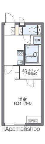 レオネクスト百花繚乱(1K/1階)の間取り写真