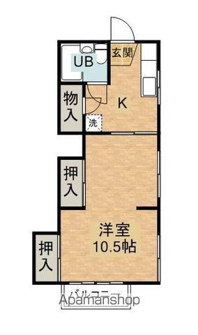 サンドリーム(1K/2階)の間取り写真