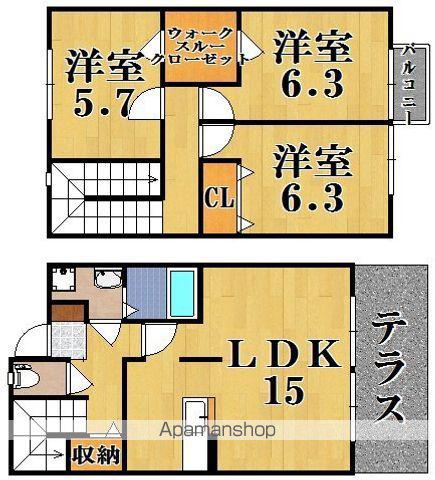 EST(エスト)30(3LDK)の間取り写真