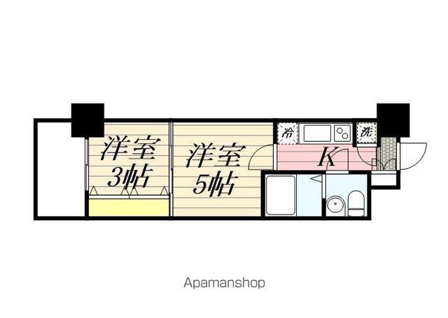 NO82 CLUB ORIENT BLD.EMPRESS(2K/3階)の間取り写真