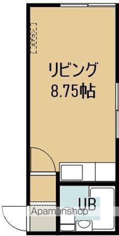 ワイズ時任(ワンルーム/2階)の間取り写真