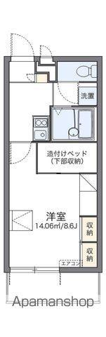 レオパレスライフワン(1K/2階)の間取り写真