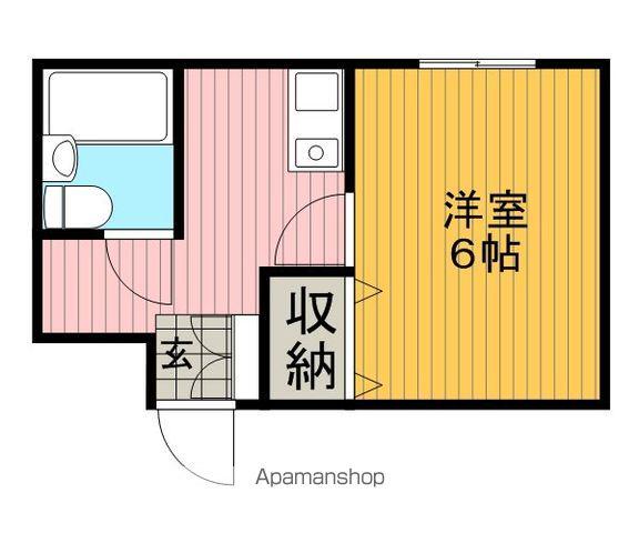 フェニックス豊中Ⅰ(1K/3階)の間取り写真