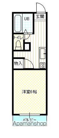リゾナーレ麻里布(1K/3階)の間取り写真